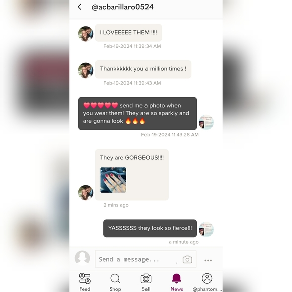 🌿 Springtime in NY, Handmade Nail Set - Picture 5 of 12